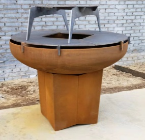 Corten Steel BBQ Grill