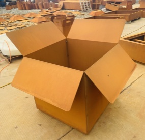 corten Steel planter pot