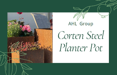 corten steel planter manufacturer