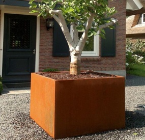 corten Steel planter pot