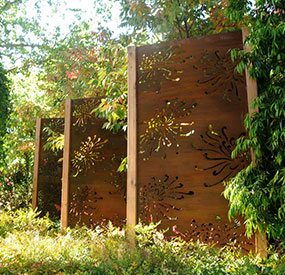 Corten Steel Screen