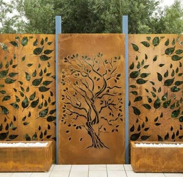 Corten Steel Screen